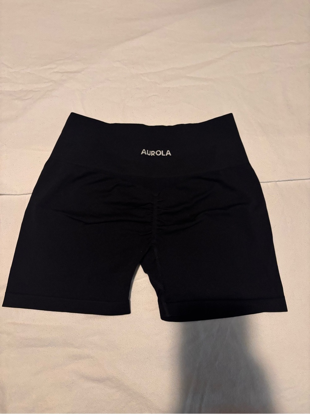Aurola Black High Waisted Shorts Size XS